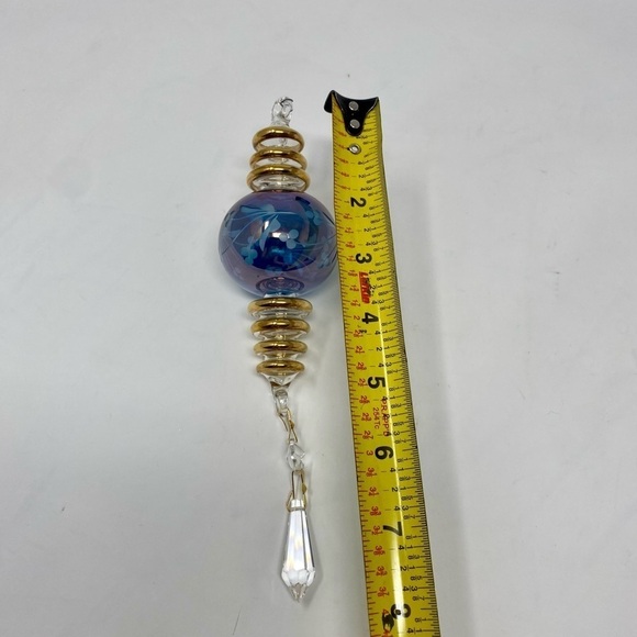 Glass Hanging Holiday Ornament - Picture 4 of 4